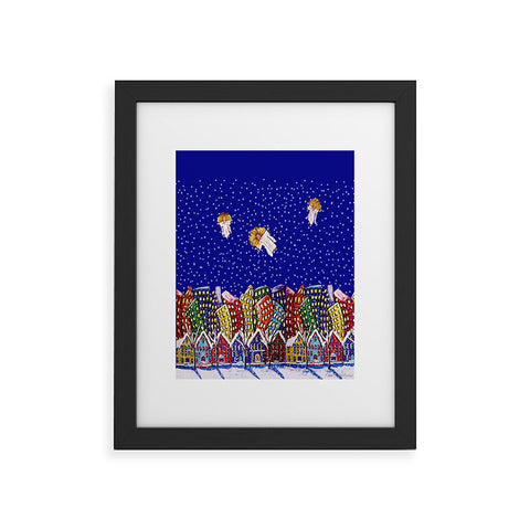 Renie Britenbucher 3 Christmas Angels Framed Art Print