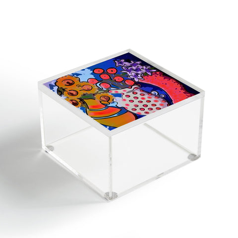 Renie Britenbucher 3 Funky Vases Acrylic Box