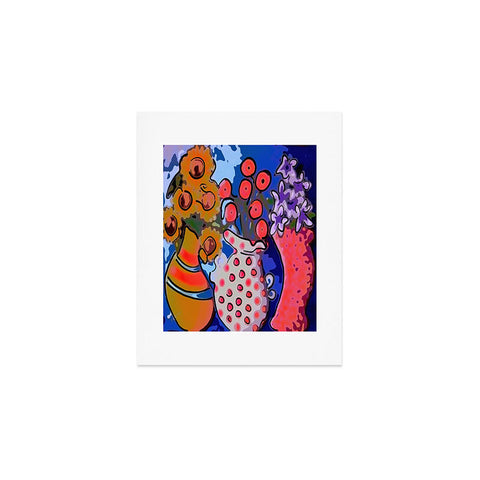 Renie Britenbucher 3 Funky Vases Art Print