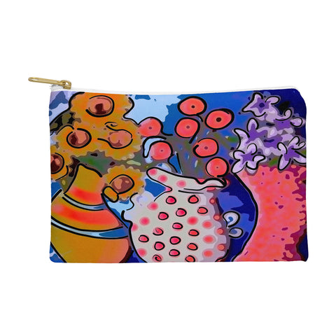 Renie Britenbucher 3 Funky Vases Pouch