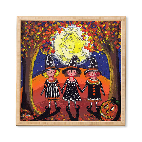 Renie Britenbucher 3 Little Witches Framed Wall Art