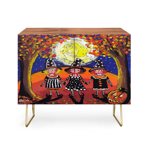 Renie Britenbucher 3 Little Witches Credenza