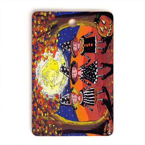 Renie Britenbucher 3 Little Witches Cutting Board Rectangle