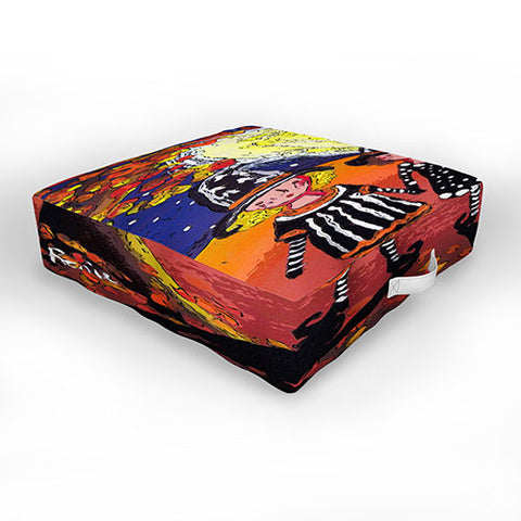Renie Britenbucher 3 Little Witches Outdoor Floor Cushion