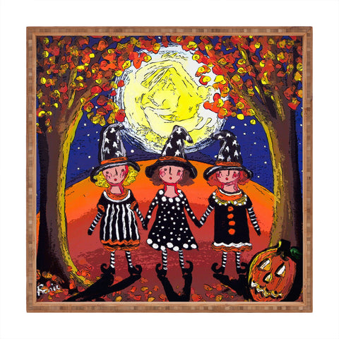 Renie Britenbucher 3 Little Witches Square Tray