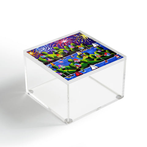 Renie Britenbucher 4th Of July Fireworks Acrylic Box