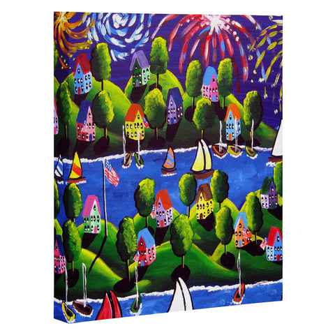 Renie Britenbucher 4th Of July Fireworks Art Canvas