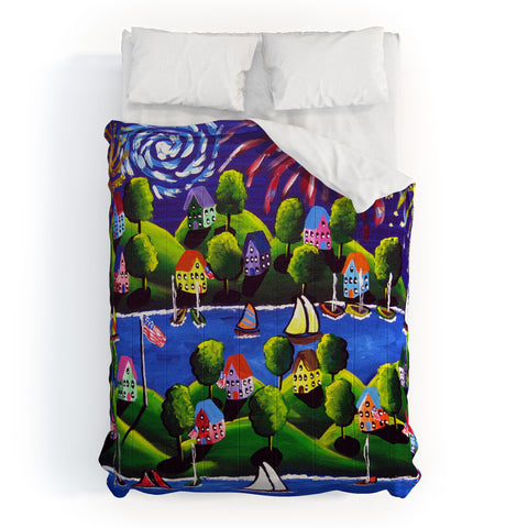 Renie Britenbucher 4th Of July Fireworks Comforter