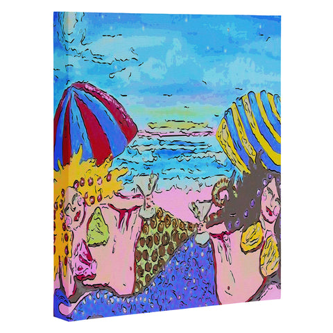 Renie Britenbucher Beached Mermaids Art Canvas
