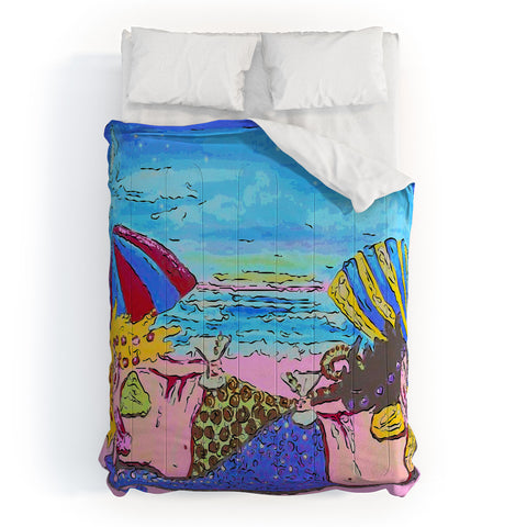 Renie Britenbucher Beached Mermaids Comforter