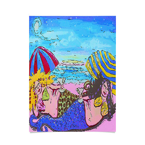 Renie Britenbucher Beached Mermaids Poster