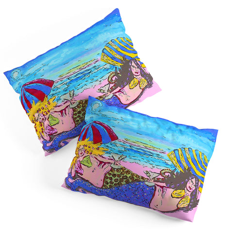 Renie Britenbucher Beached Mermaids Pillow Shams