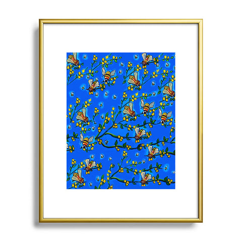 Renie Britenbucher Bees 1 Metal Framed Art Print