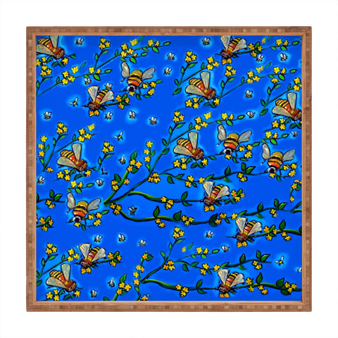 Renie Britenbucher Bees 1 Square Tray