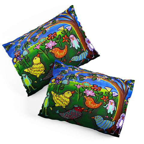Renie Britenbucher Birdies and Blossoms Pillow Shams