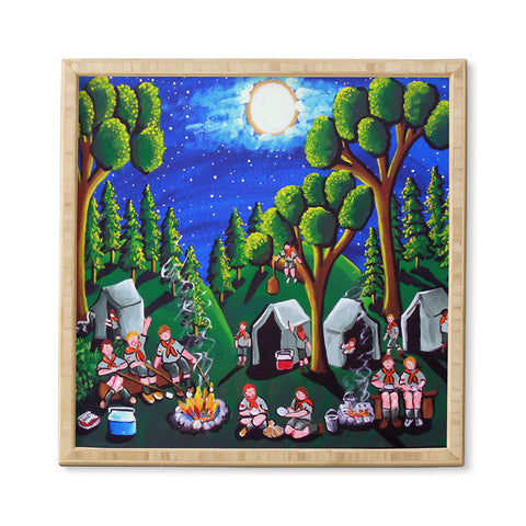 Renie Britenbucher Boy Scouts Camp Out Framed Wall Art