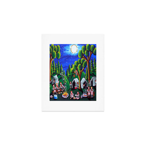 Renie Britenbucher Boy Scouts Camp Out Art Print