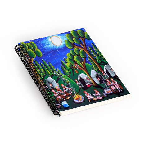 Renie Britenbucher Boy Scouts Camp Out Spiral Notebook