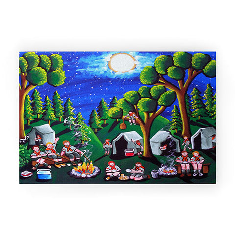 Renie Britenbucher Boy Scouts Camp Out Welcome Mat
