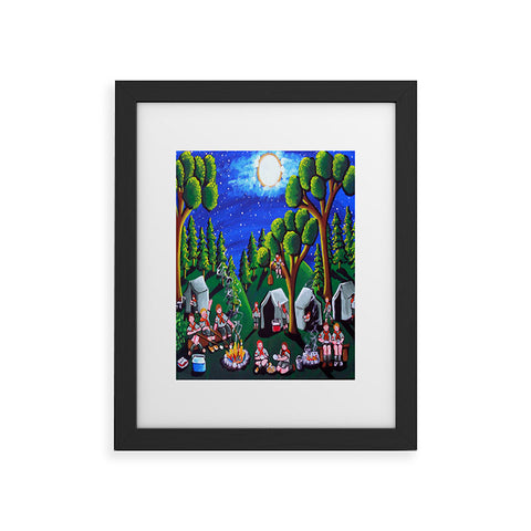 Renie Britenbucher Boy Scouts Camp Out Framed Art Print