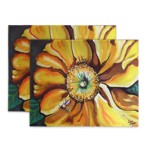 Renie Britenbucher Buzz The Yellow Flower Placemat