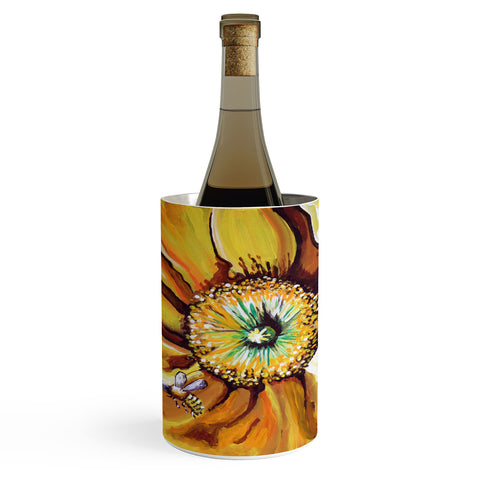 Renie Britenbucher Buzz The Yellow Flower Wine Chiller