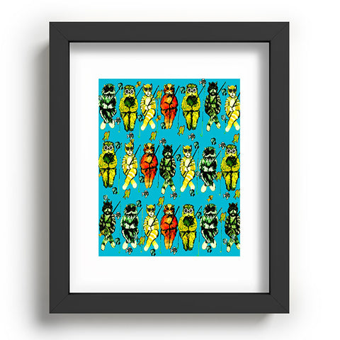 Renie Britenbucher Catfishing Turquoise Recessed Framing Rectangle