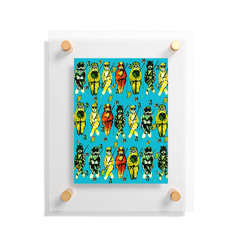 Renie Britenbucher Catfishing Turquoise Floating Acrylic Print