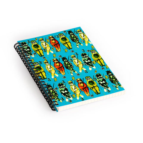 Renie Britenbucher Catfishing Turquoise Spiral Notebook