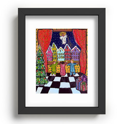 Renie Britenbucher Christmas Angel Recessed Framing Rectangle