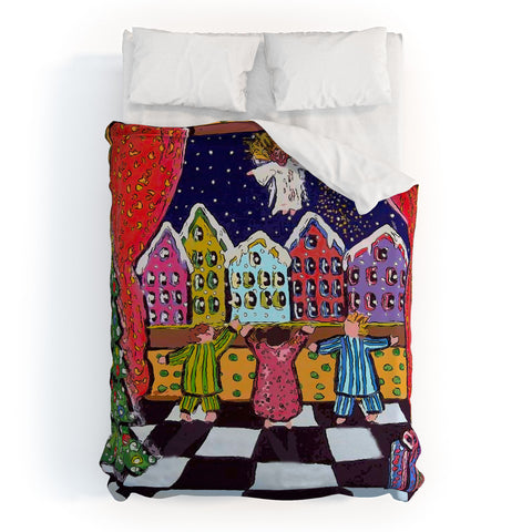 Renie Britenbucher Christmas Angel Duvet Cover