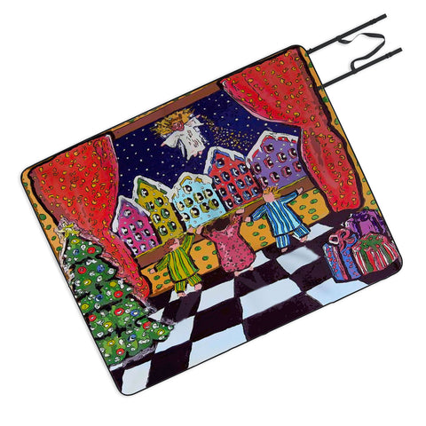Renie Britenbucher Christmas Angel Picnic Blanket