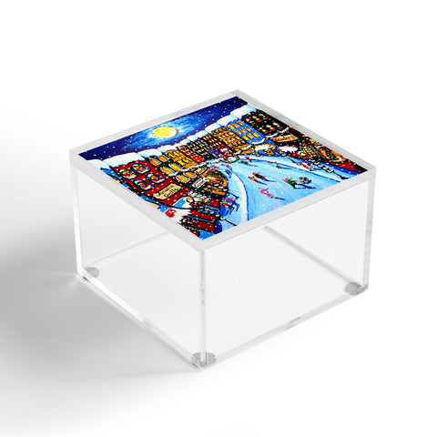 Renie Britenbucher Christmas Shoppers Acrylic Box