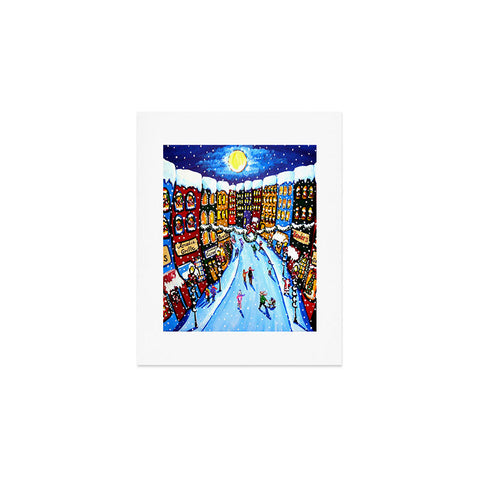 Renie Britenbucher Christmas Shoppers Art Print