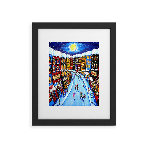 Renie Britenbucher Christmas Shoppers Framed Art Print