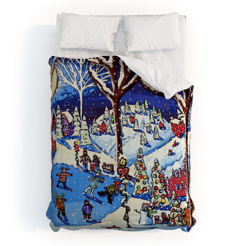 Renie Britenbucher Christmas Time Is Here Comforter