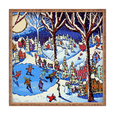 Renie Britenbucher Christmas Time Is Here Square Tray