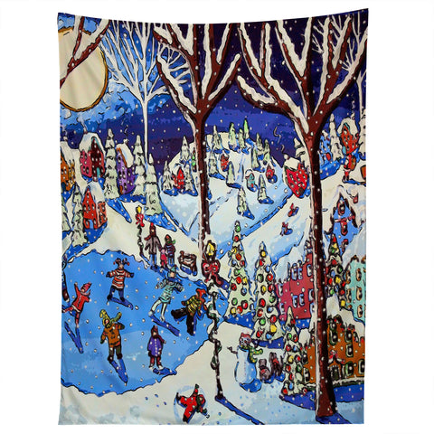 Renie Britenbucher Christmas Time Is Here Tapestry