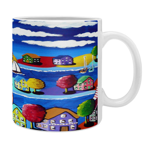 Renie Britenbucher Colorful Day Sailing Coffee Mug