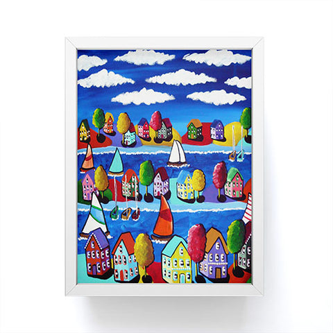 Renie Britenbucher Colorful Day Sailing Framed Mini Art Print