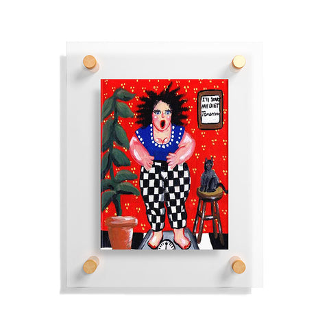 Renie Britenbucher Diet Diva Floating Acrylic Print