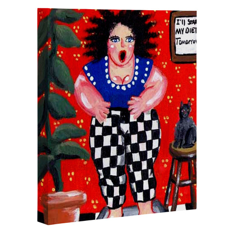 Renie Britenbucher Diet Diva Art Canvas
