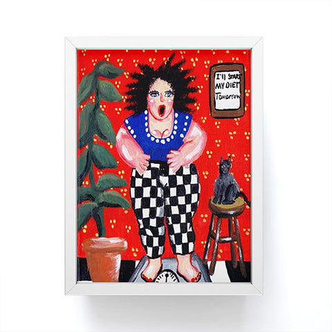 Renie Britenbucher Diet Diva Framed Mini Art Print