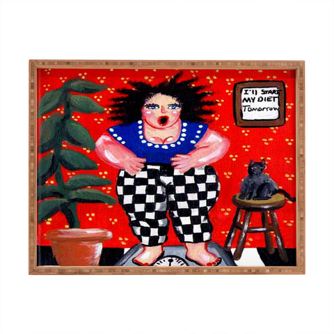 Renie Britenbucher Diet Diva Rectangular Tray