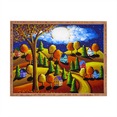 Renie Britenbucher Fall Night 1 Rectangular Tray