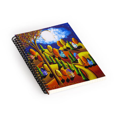 Renie Britenbucher Fall Night 1 Spiral Notebook
