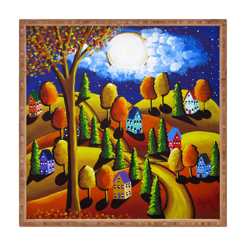 Renie Britenbucher Fall Night 1 Square Tray