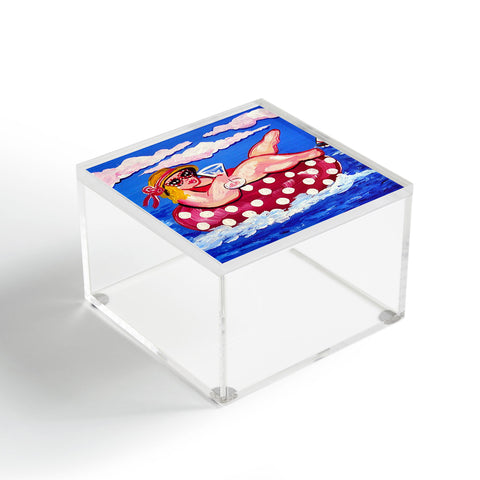 Renie Britenbucher Floating Martini Diva Acrylic Box