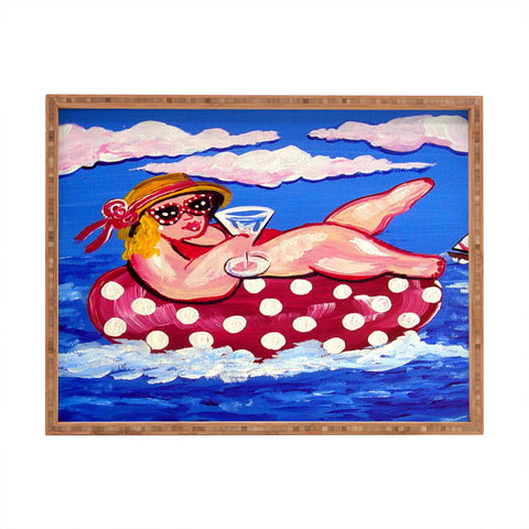 Renie Britenbucher Floating Martini Diva Rectangular Tray