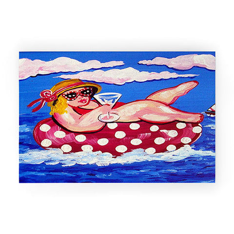Renie Britenbucher Floating Martini Diva Welcome Mat